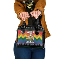 Have A Super Gay Holiday Christmas Shoulder Handbag Xmas Holiday Patterns - Wonder Print Shop