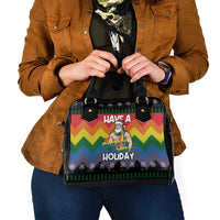 Have A Super Gay Holiday Christmas Shoulder Handbag Xmas Holiday Patterns - Wonder Print Shop