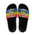Have A Super Gay Holiday Christmas Slide Sandals Xmas Holiday Patterns - Wonder Print Shop