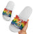 Have A Super Gay Holiday Christmas Slide Sandals Xmas Holiday Patterns - Wonder Print Shop