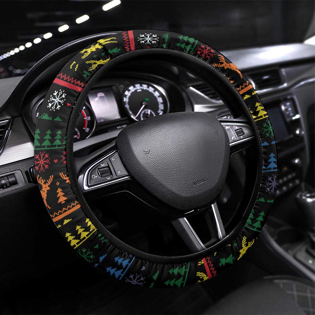 Have A Super Gay Holiday Christmas Steering Wheel Cover Xmas Holiday Patterns - Wonder Print Shop