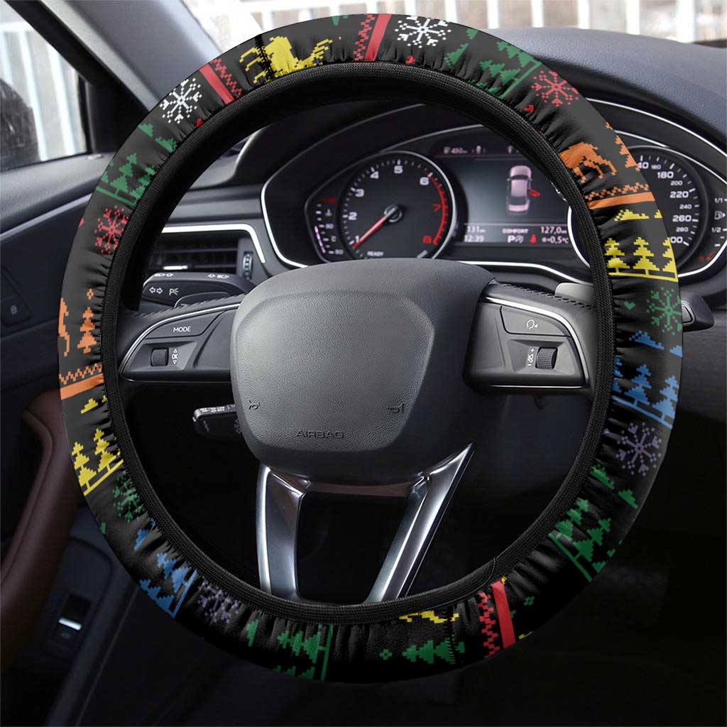 Have A Super Gay Holiday Christmas Steering Wheel Cover Xmas Holiday Patterns - Wonder Print Shop
