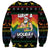 Have A Super Gay Holiday Christmas Sweatshirt Xmas Holiday Patterns - Wonder Print Shop