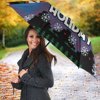 Have A Super Gay Holiday Christmas Umbrella Xmas Holiday Patterns - Wonder Print Shop