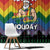 Have A Super Gay Holiday Christmas Window Curtain Xmas Holiday Patterns - Wonder Print Shop