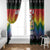 Have A Super Gay Holiday Christmas Window Curtain Xmas Holiday Patterns - Wonder Print Shop