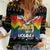 Have A Super Gay Holiday Christmas Women Casual Shirt Xmas Holiday Patterns - Wonder Print Shop