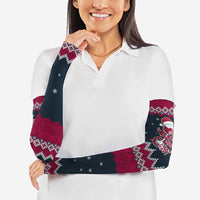 Headin For Santas Naughty Christmas Christmas Arm Sleeves Xmas Holiday Patterns - Wonder Print Shop