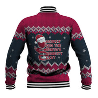Headin For Santas Naughty Christmas Christmas Baseball Jacket Xmas Holiday Patterns - Wonder Print Shop