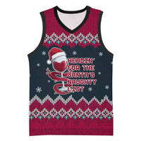 Headin For Santas Naughty Christmas Christmas Basketball Jersey Xmas Holiday Patterns - Wonder Print Shop