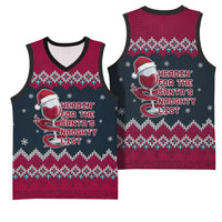 Headin For Santas Naughty Christmas Christmas Basketball Jersey Xmas Holiday Patterns - Wonder Print Shop