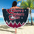 Headin For Santas Naughty Christmas Christmas Beach Blanket Xmas Holiday Patterns - Wonder Print Shop