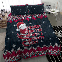 Headin For Santas Naughty Christmas Christmas Bedding Set Xmas Holiday Patterns - Wonder Print Shop