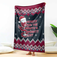 Headin For Santas Naughty Christmas Christmas Blanket Xmas Holiday Patterns - Wonder Print Shop