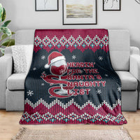 Headin For Santas Naughty Christmas Christmas Blanket Xmas Holiday Patterns - Wonder Print Shop