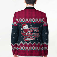Headin For Santas Naughty Christmas Christmas Blazer Xmas Holiday Patterns - Wonder Print Shop
