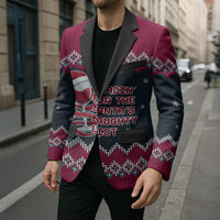 Headin For Santas Naughty Christmas Christmas Blazer Xmas Holiday Patterns - Wonder Print Shop