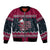 Headin For Santas Naughty Christmas Christmas Bomber Jacket Xmas Holiday Patterns - Wonder Print Shop