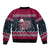 Headin For Santas Naughty Christmas Christmas Bomber Jacket Xmas Holiday Patterns - Wonder Print Shop