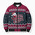 Headin For Santas Naughty Christmas Christmas Bomber Puffer Jacket Xmas Holiday Patterns - Wonder Print Shop