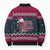 Headin For Santas Naughty Christmas Christmas Bomber Puffer Jacket Xmas Holiday Patterns - Wonder Print Shop