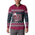 Headin For Santas Naughty Christmas Christmas Button Sweatshirt Xmas Holiday Patterns - Wonder Print Shop