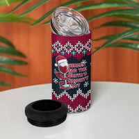 Headin For Santas Naughty Christmas Christmas 4 in 1 Can Cooler Tumbler Xmas Holiday Patterns - Wonder Print Shop