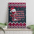 Headin For Santas Naughty Christmas Christmas Canvas Wall Art Xmas Holiday Patterns - Wonder Print Shop