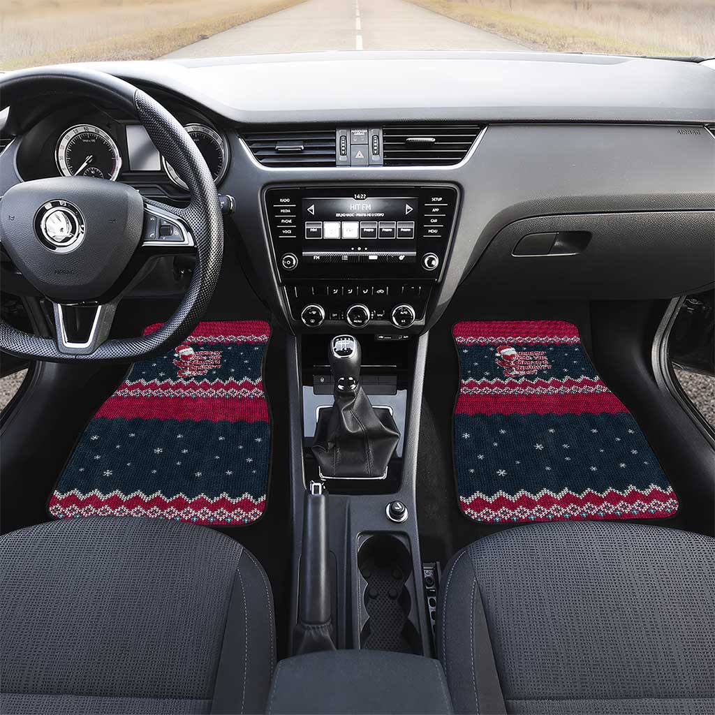 Headin For Santas Naughty Christmas Christmas Car Mats Xmas Holiday Patterns - Wonder Print Shop