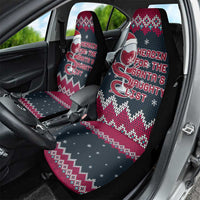 Headin For Santas Naughty Christmas Christmas Car Seat Cover Xmas Holiday Patterns - Wonder Print Shop