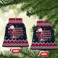 Headin For Santas Naughty Christmas Ceramic Ornament Xmas Holiday Patterns - Wonder Print Shop