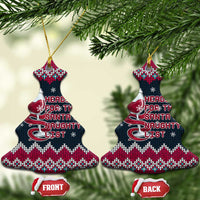 Headin For Santas Naughty Christmas Ceramic Ornament Xmas Holiday Patterns - Wonder Print Shop