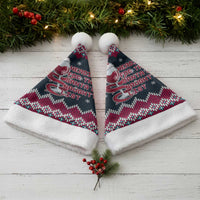 Headin For Santas Naughty Christmas Christmas Santa Hat Xmas Holiday Patterns - Wonder Print Shop