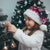 Headin For Santas Naughty Christmas Christmas Santa Hat Xmas Holiday Patterns - Wonder Print Shop