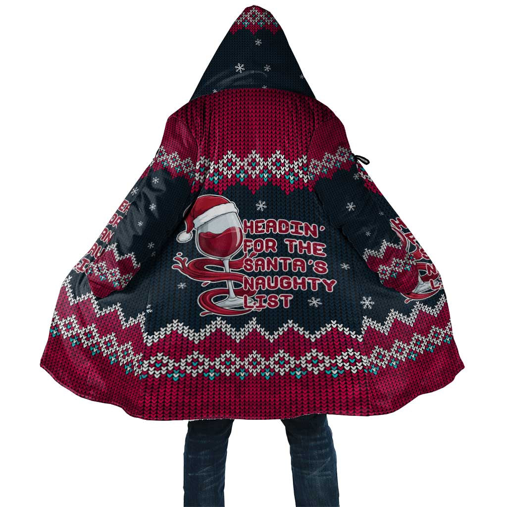 Headin For Santas Naughty Christmas Christmas Cloak Xmas Holiday Patterns - Wonder Print Shop