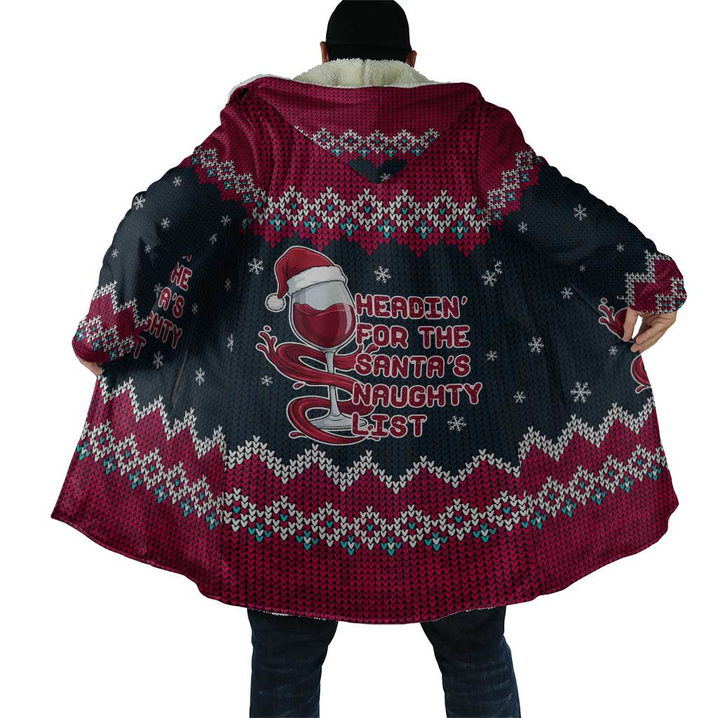 Headin For Santas Naughty Christmas Christmas Cloak Xmas Holiday Patterns - Wonder Print Shop