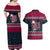 Headin For Santas Naughty Christmas Christmas Couples Matching Off Shoulder Maxi Dress and Hawaiian Shirt Xmas Holiday Patterns - Wonder Print Shop
