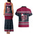 Headin For Santas Naughty Christmas Christmas Couples Matching Tank Maxi Dress and Hawaiian Shirt Xmas Holiday Patterns - Wonder Print Shop