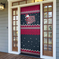 Headin For Santas Naughty Christmas Christmas Door Cover Xmas Holiday Patterns - Wonder Print Shop