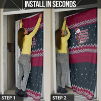 Headin For Santas Naughty Christmas Christmas Door Cover Xmas Holiday Patterns - Wonder Print Shop