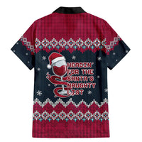 Headin For Santas Naughty Christmas Christmas Family Matching Mermaid Dress and Hawaiian Shirt Xmas Holiday Patterns - Wonder Print Shop