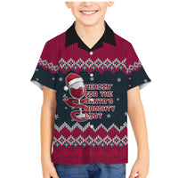 Headin For Santas Naughty Christmas Christmas Family Matching Mermaid Dress and Hawaiian Shirt Xmas Holiday Patterns - Wonder Print Shop