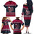 Headin For Santas Naughty Christmas Christmas Family Matching Off The Shoulder Long Sleeve Dress and Hawaiian Shirt Xmas Holiday Patterns - Wonder Print Shop
