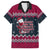 Headin For Santas Naughty Christmas Christmas Family Matching Off Shoulder Short Dress and Hawaiian Shirt Xmas Holiday Patterns - Wonder Print Shop