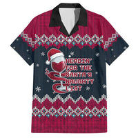 Headin For Santas Naughty Christmas Christmas Family Matching Puletasi and Hawaiian Shirt Xmas Holiday Patterns - Wonder Print Shop
