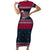 Headin For Santas Naughty Christmas Christmas Family Matching Short Sleeve Bodycon Dress and Hawaiian Shirt Xmas Holiday Patterns - Wonder Print Shop
