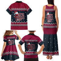 Headin For Santas Naughty Christmas Christmas Family Matching Tank Maxi Dress and Hawaiian Shirt Xmas Holiday Patterns - Wonder Print Shop