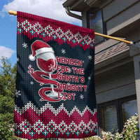 Headin For Santas Naughty Christmas Christmas Garden Flag Xmas Holiday Patterns - Wonder Print Shop