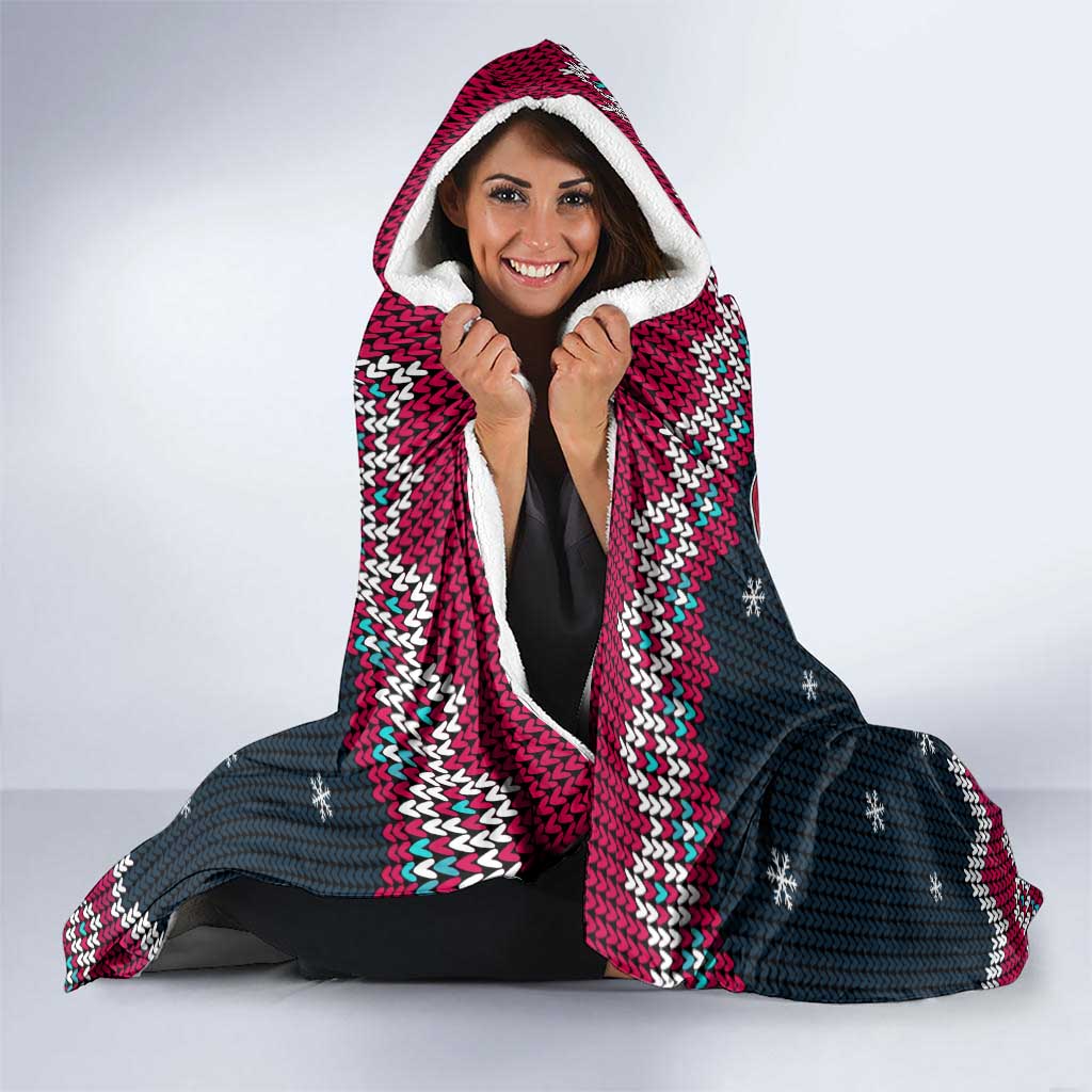 Headin For Santas Naughty Christmas Christmas Hooded Blanket Xmas Holiday Patterns - Wonder Print Shop