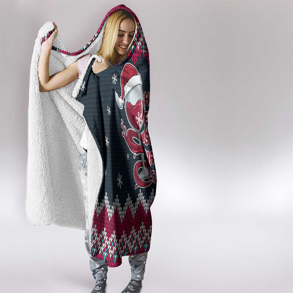 Headin For Santas Naughty Christmas Christmas Hooded Blanket Xmas Holiday Patterns - Wonder Print Shop
